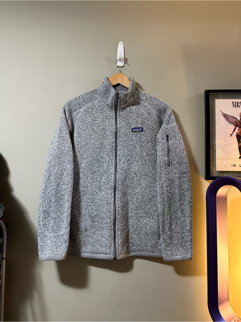 Patagonia Women’s Gray Full-Zip Fleece Jacket